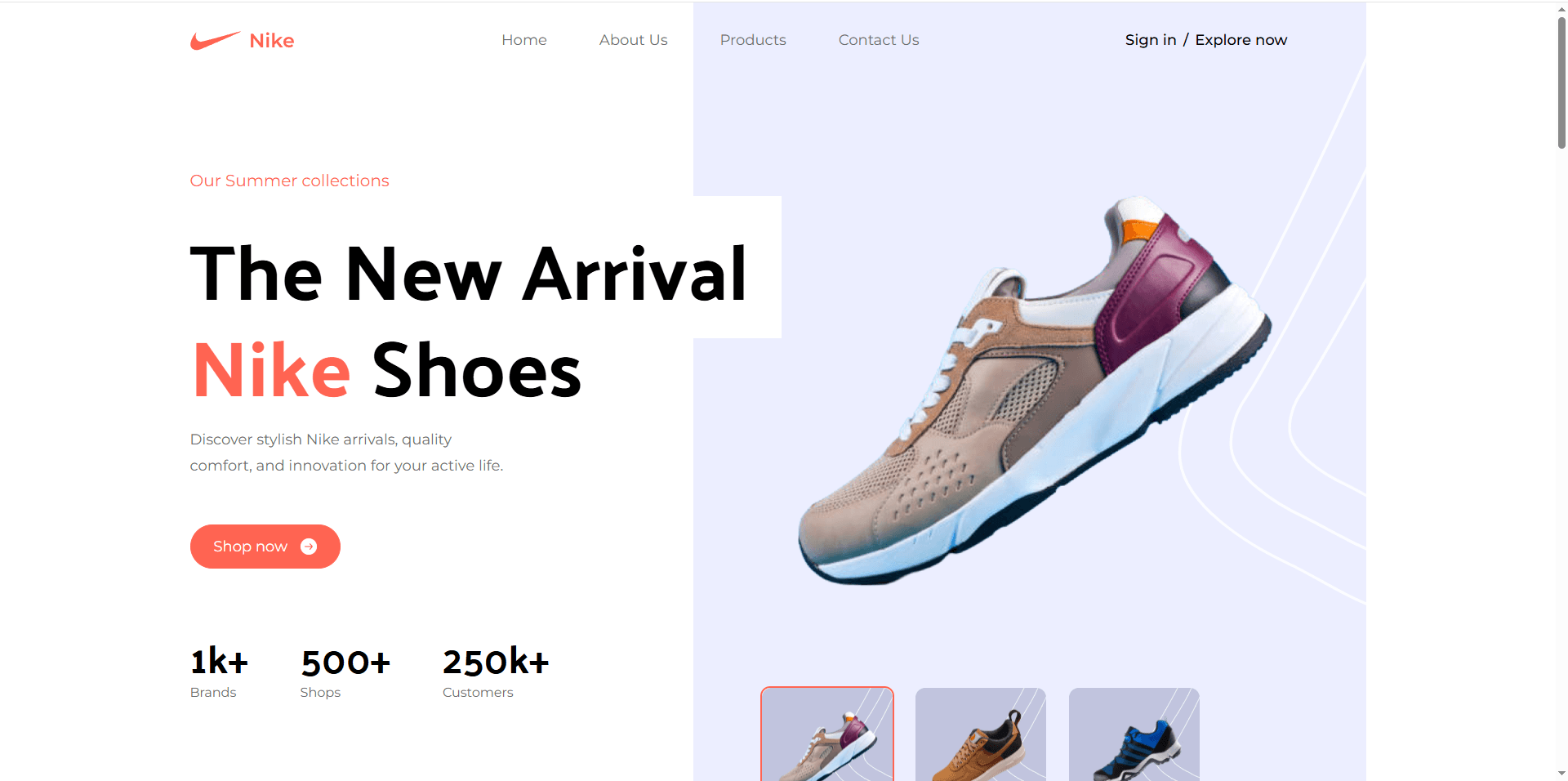 Nike website